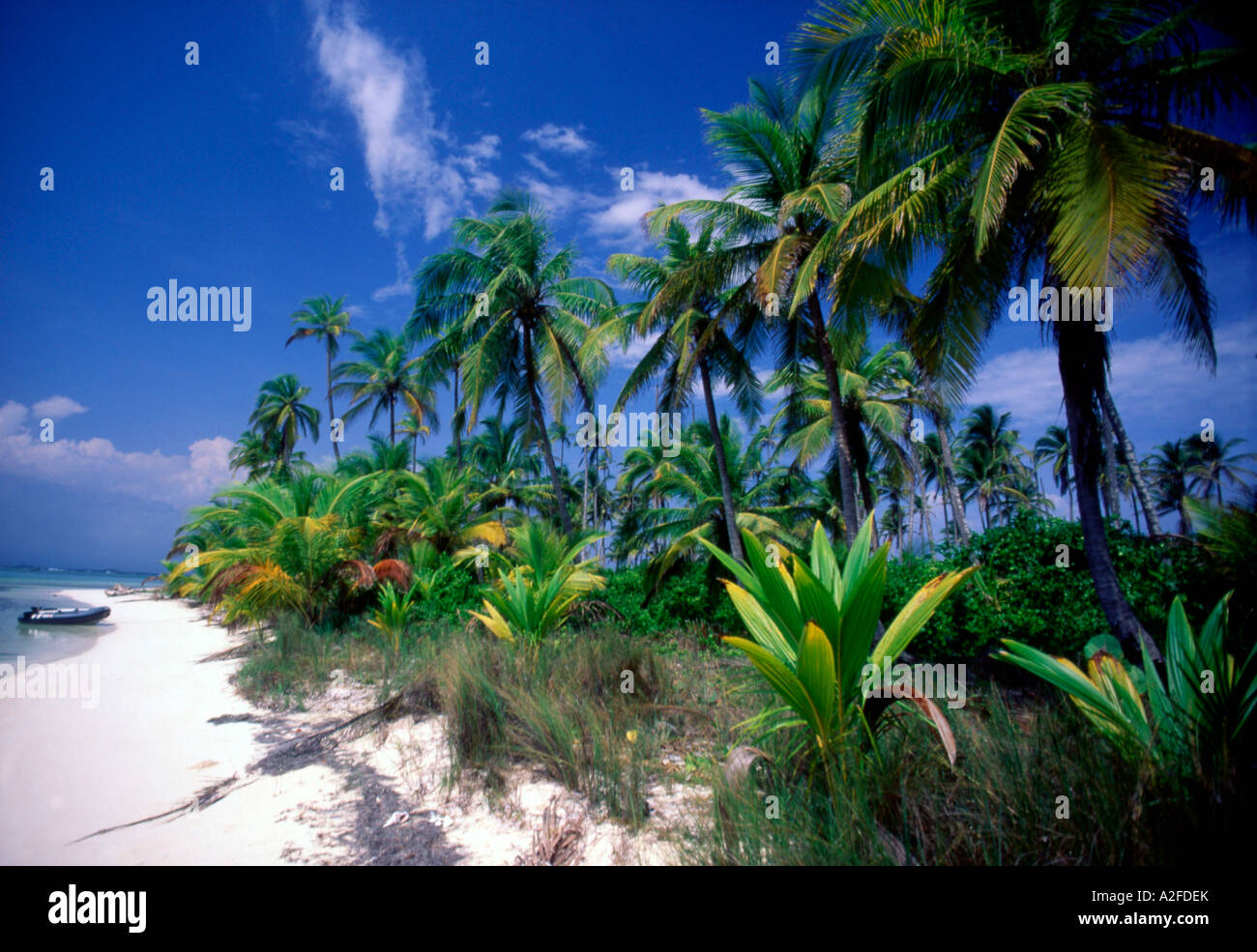 Insel San Blas-Panama Stockfoto