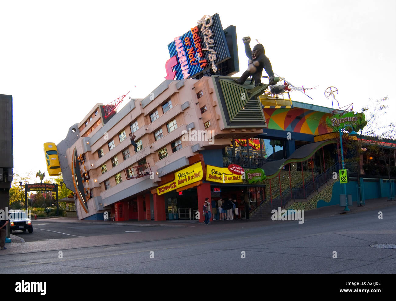 Das Äußere von Ripley's Believe IT or Not! Odditorium in den Niagarafällen, Kanada, mit skurrilen Attraktionen und bizarren Kuriositäten. Stockfoto