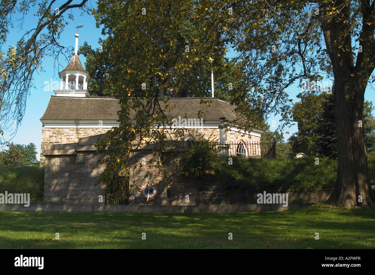 Niederländisch-Reformierte Kirche, Sleepy Hollow, New York Stockfoto