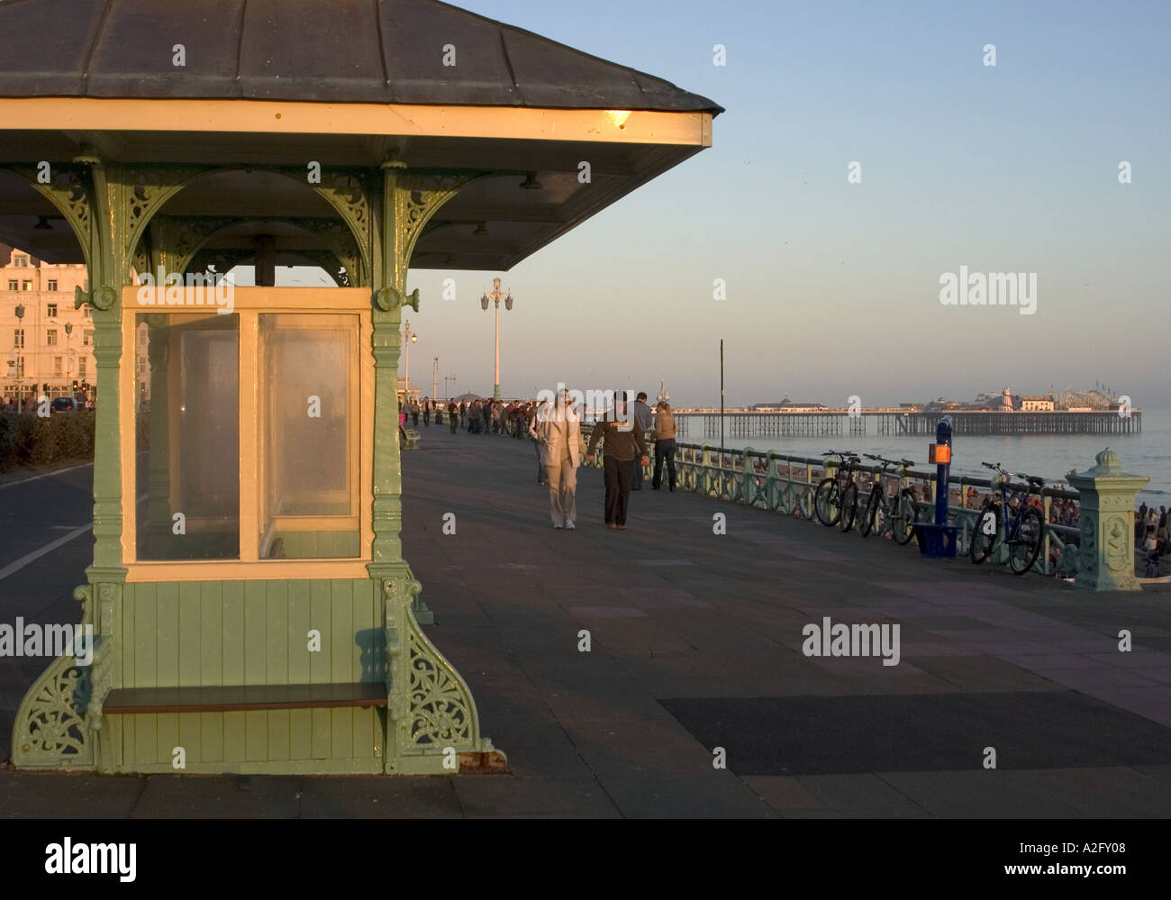 Regency Wartehalle auf Brighton seafront Stockfoto