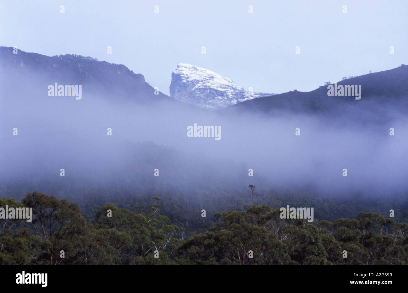 Frenchmans Kappe in Franklin Gordon Wild Rivers National Park Tasmanien Australien Stockfoto