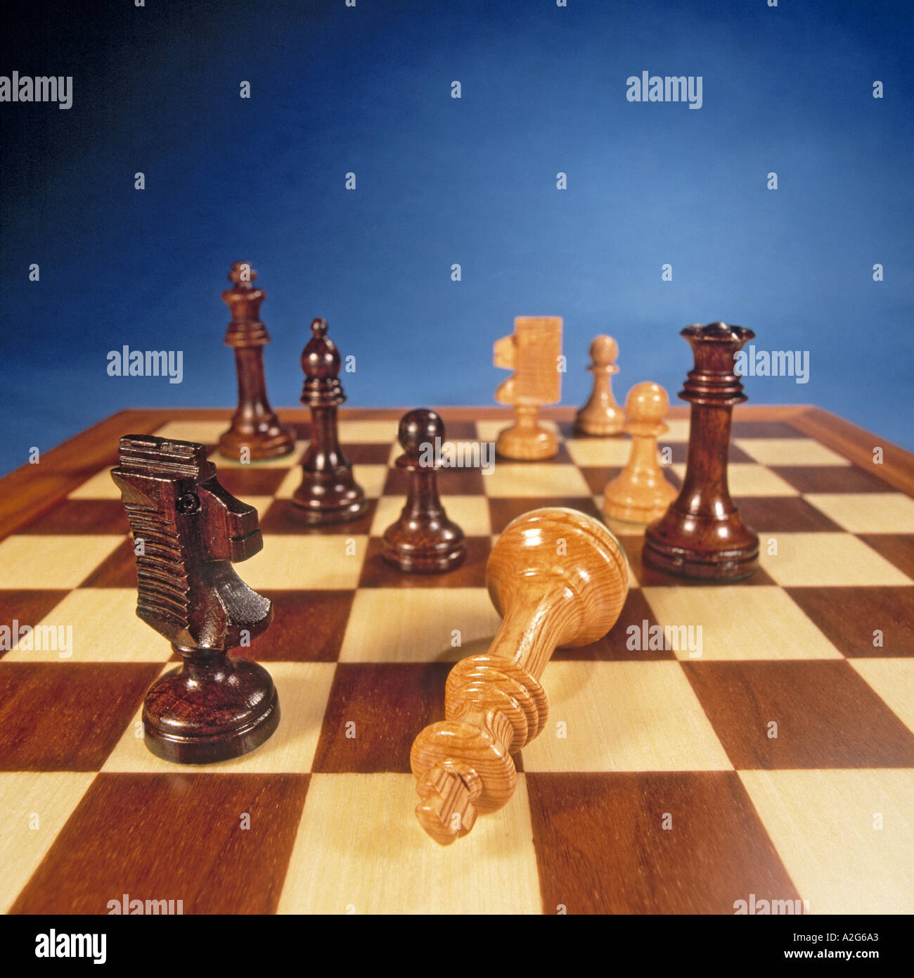 Schach Spiel Schachmatt Check mate Stockfotografie - Alamy