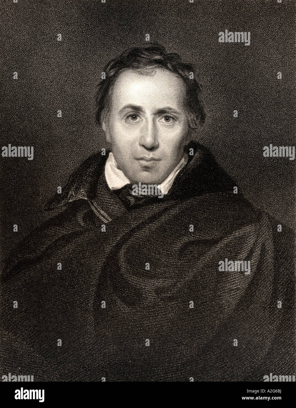 Allan Cunningham 1784 bis 1842 schottische Dichter und Autor Stockfoto