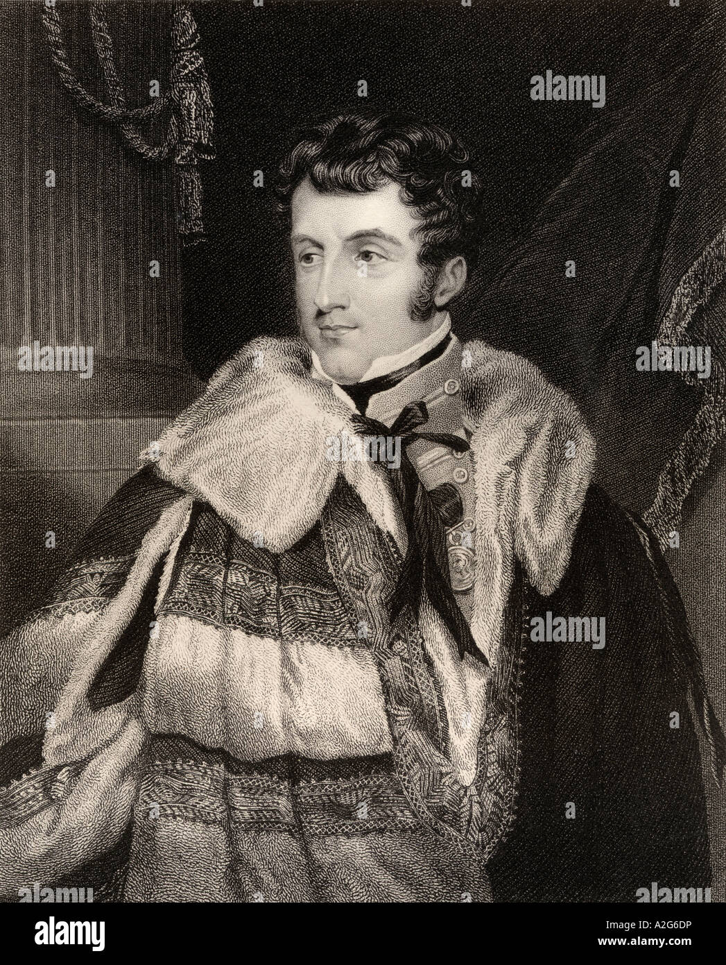Charles Gordon Lennox, 5th Duke of Richmond, 170-1860. Britischer Peer, Soldat und konservativer Politiker. Stockfoto