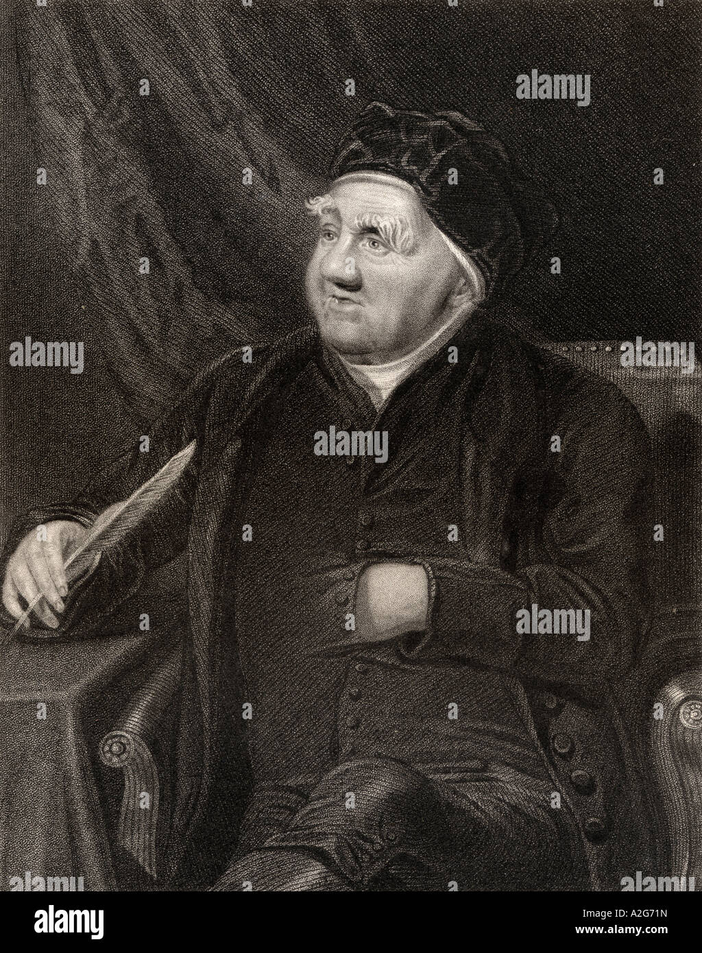 Samuel Parr, 1747 - 1825. Englischer Schulmeister, Reverend und Mann von Briefen. Stockfoto