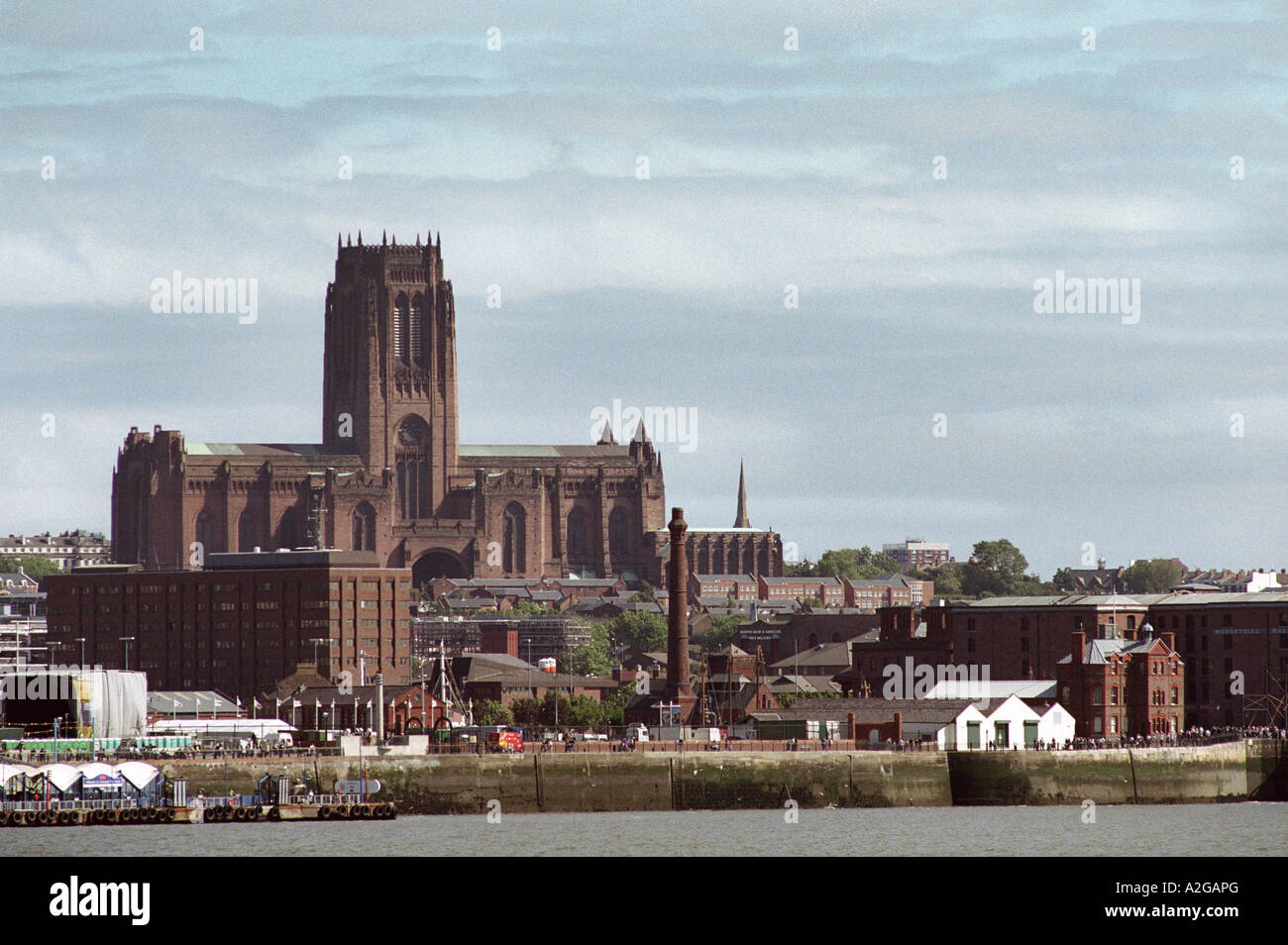 Die Stadt Liverpool feiert seinen 800. Geburtstag in 2007 Bild ist die anglikanische Kathedrale Stockfoto