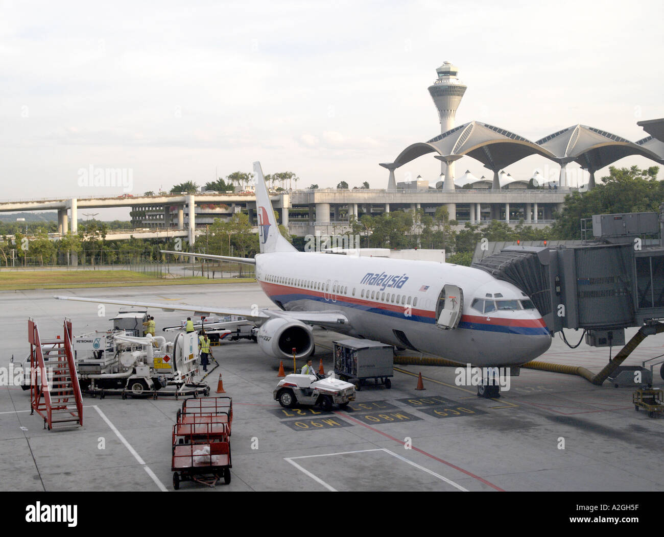 Kuala Lumpur International Flughafen KLIA malaysia Ebene wird die Hauptversorgung Stockfoto