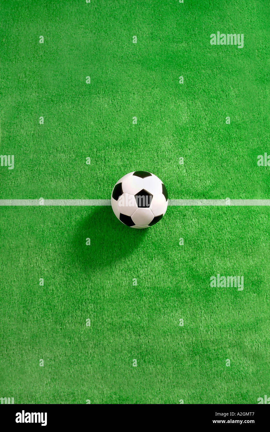 Fußball-Fußball Stockfoto