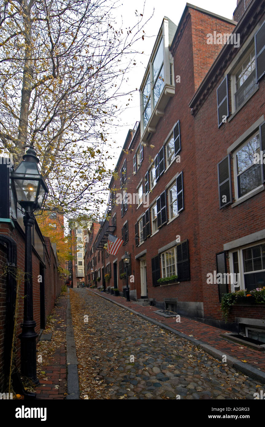 Eichel Straße Boston Massachusetts, USA Stockfoto