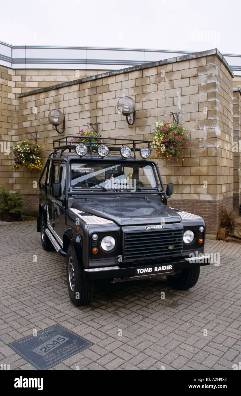 Land Rover Tomb Raider. 1 von 3 in dem Film Tomb Raider verwendet. Stockfoto