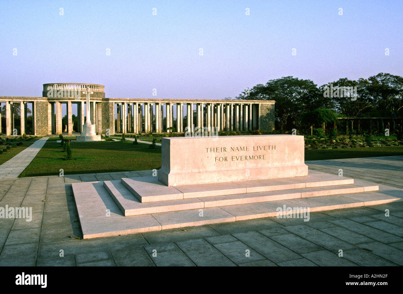 Myanmar Burma Htaukkyan zweiten Weltkrieg verbündet War Cemetery Stockfoto