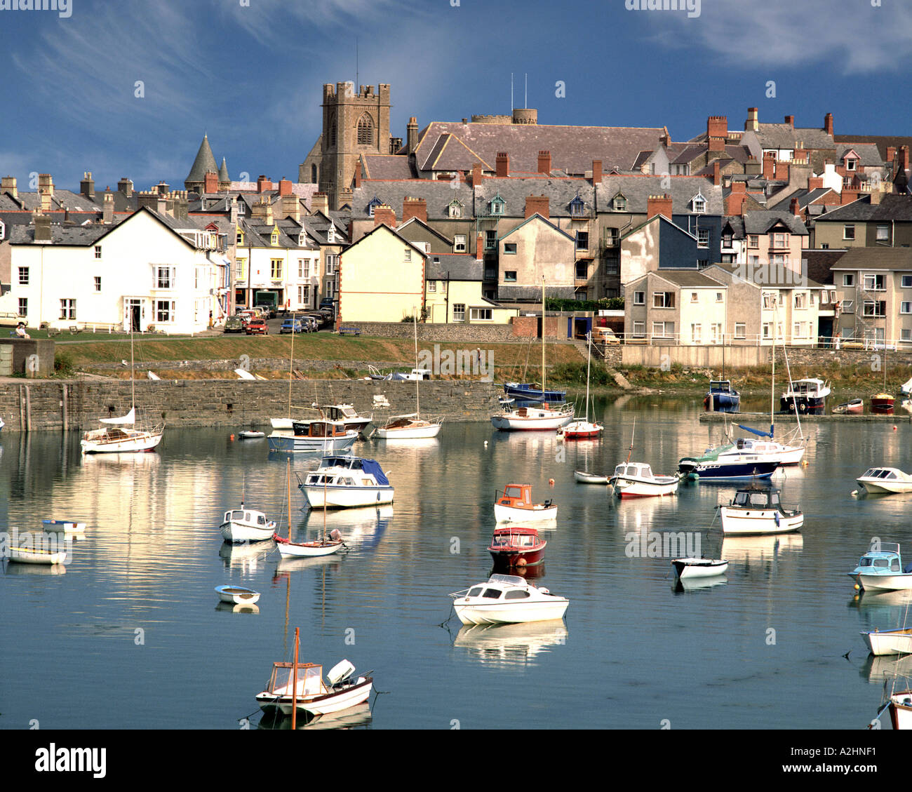 GB - WALES: Aberystwyth Hafen Stockfoto