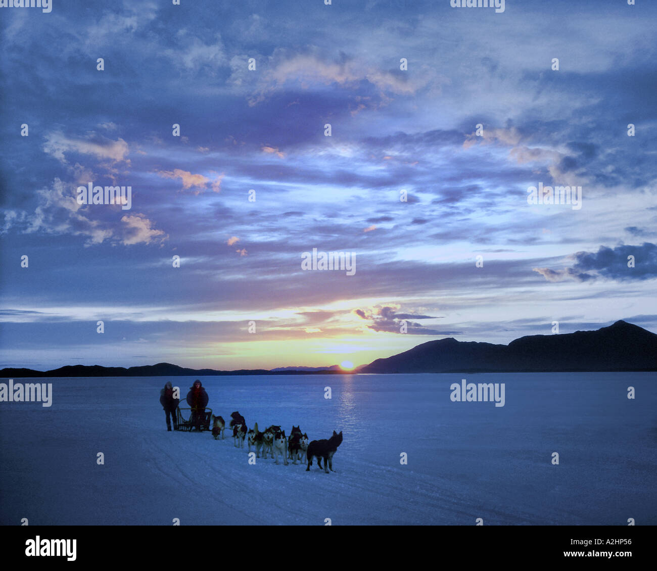 USA - ALASKA: Abend in der Nähe von Nome Stockfoto