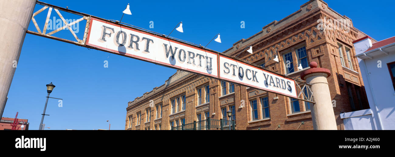 Stockyards Fort Worth Texas Stockfoto