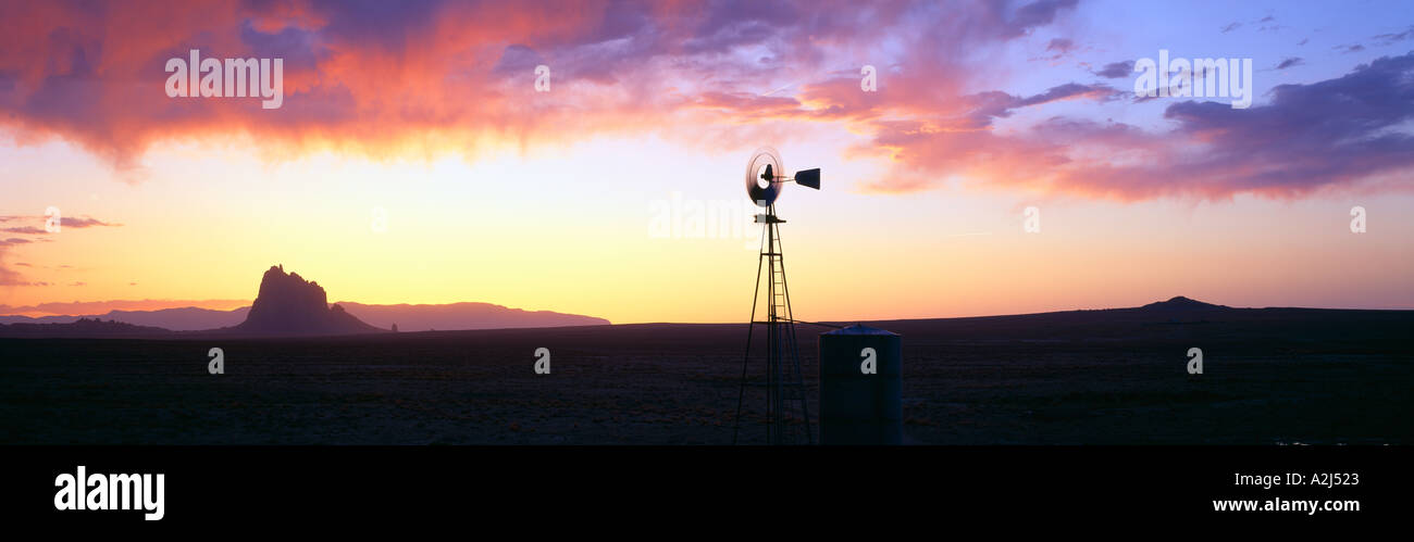 Shiprock Gipfel vier Ecken New mexico Stockfoto