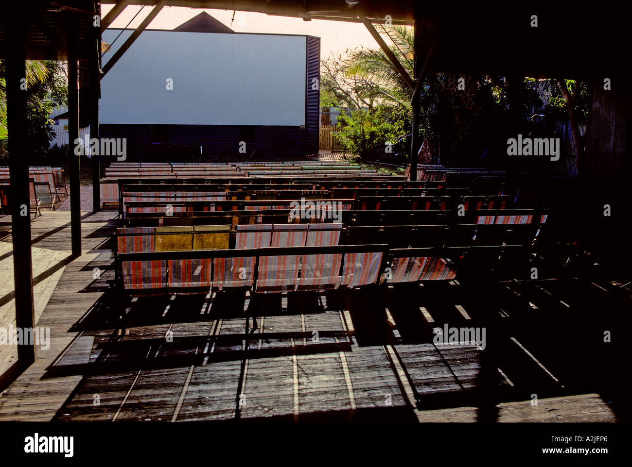 Open Air Kino Broome Western Australia Stockfoto