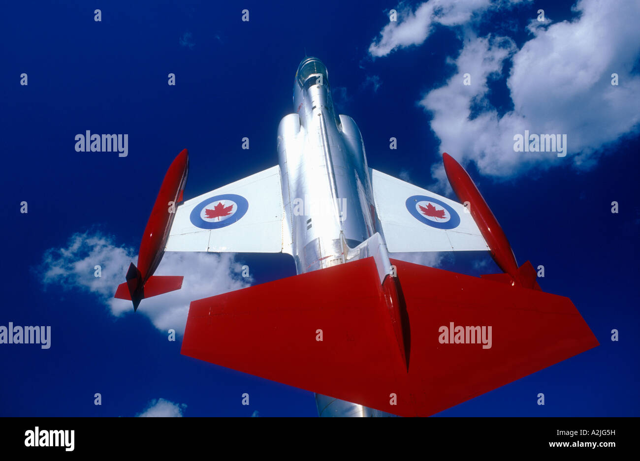 Kanada Ontario Hamilton Canadian Warplane Heritage Museum-Lockheed CF-104D-Starfighter Stockfoto