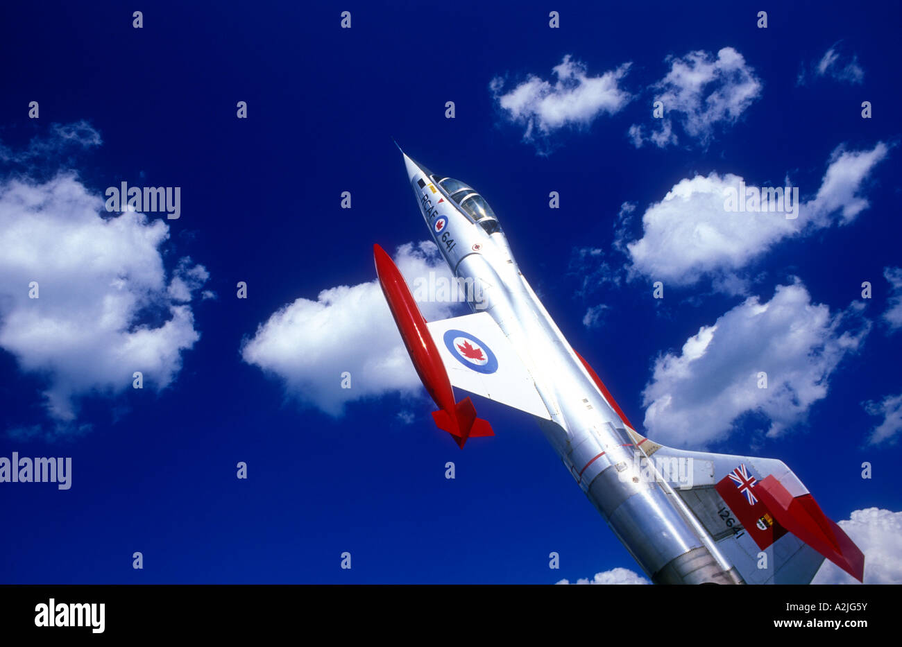 Kanada Ontario Hamilton Canadian Warplane Heritage Museum-Lockheed CF-104D-Starfighter Stockfoto