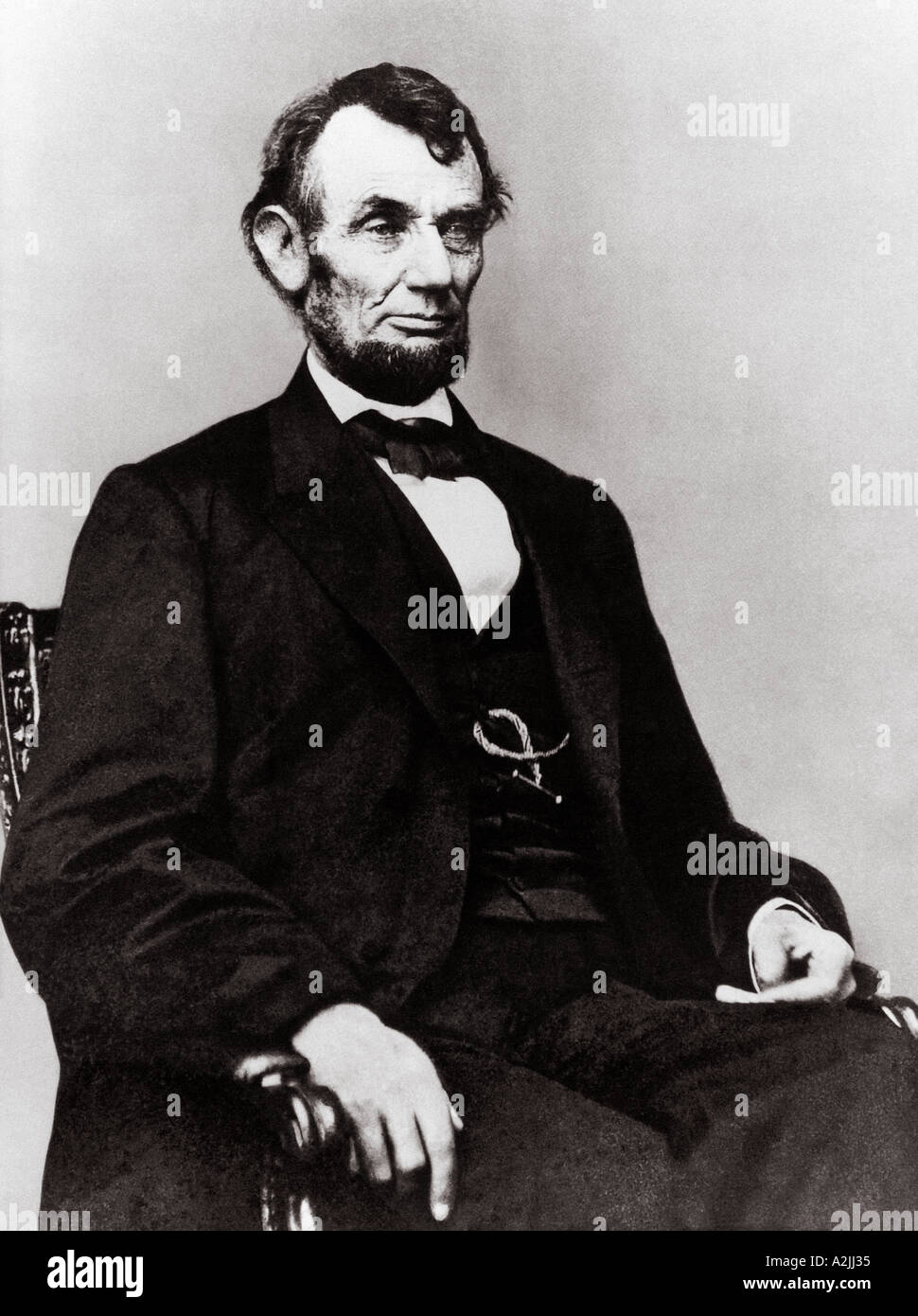 ABRAHAM LINCOLN, US-amerikanischer Politiker und Präsident Stockfoto
