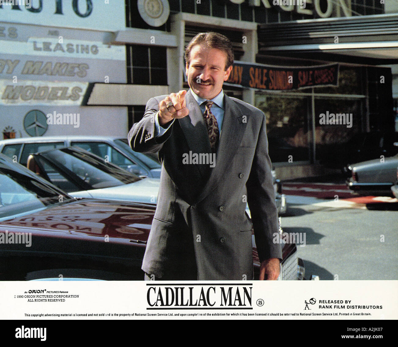 CADILLAC MAN 1990 Film mit Robin Williams Stockfoto