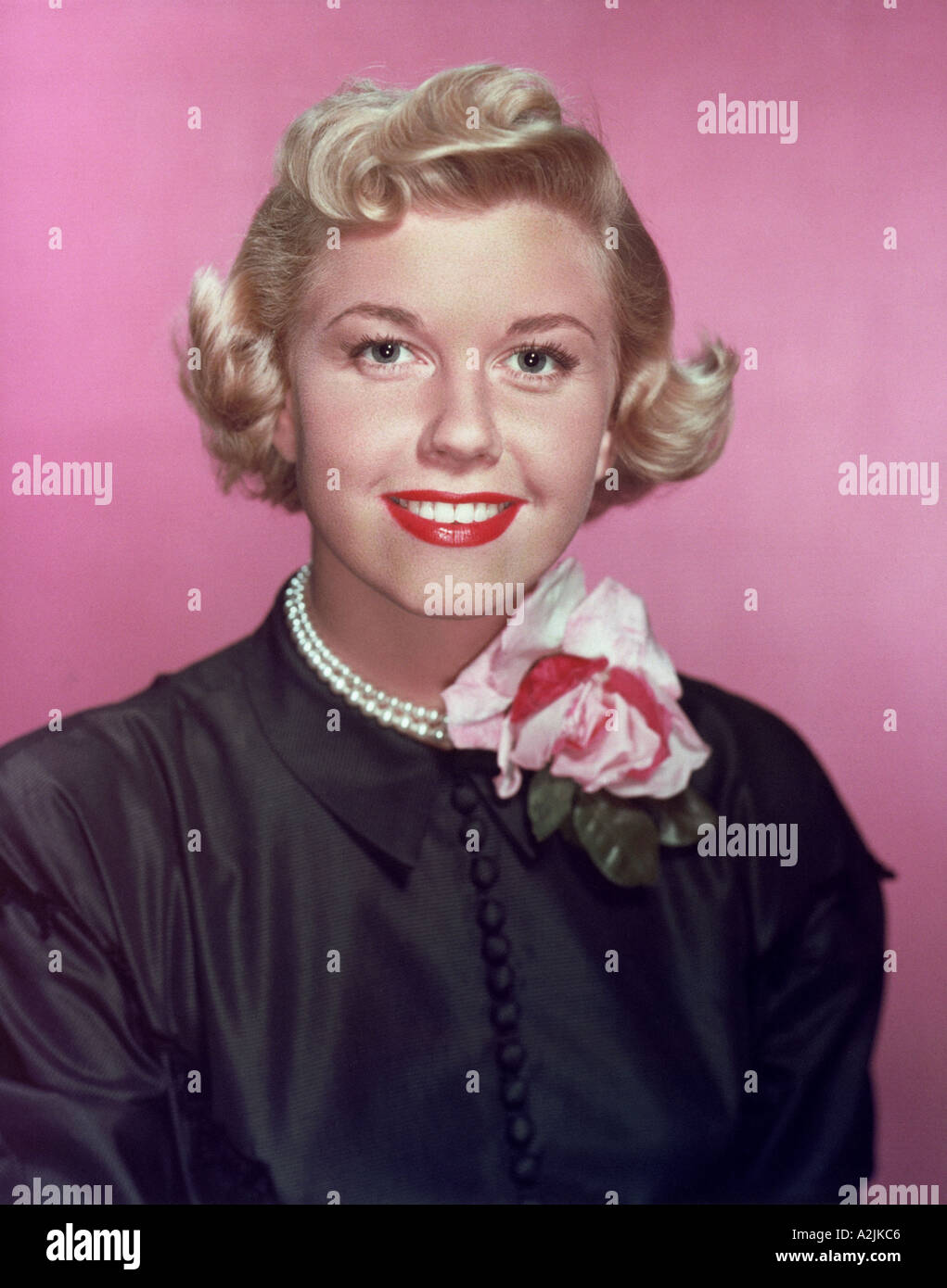 Sängerin und Schauspielerin DORIS DAY U.S. über 1951 Stockfoto
