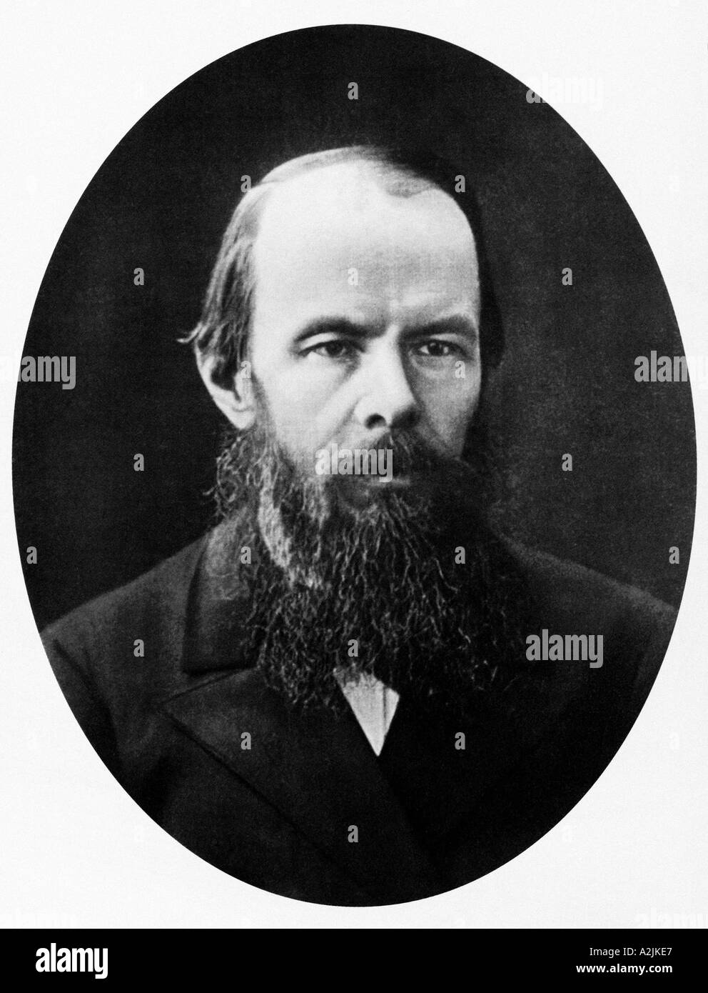 Fyodor Dostoievsky 1821 1861 russischer Schriftsteller Stockfoto