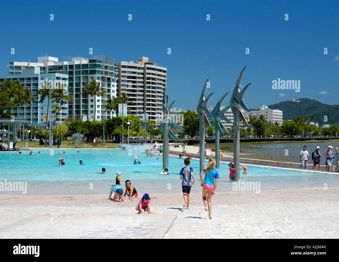 Promenade von Cairns, Queensland, Australien Stockfoto