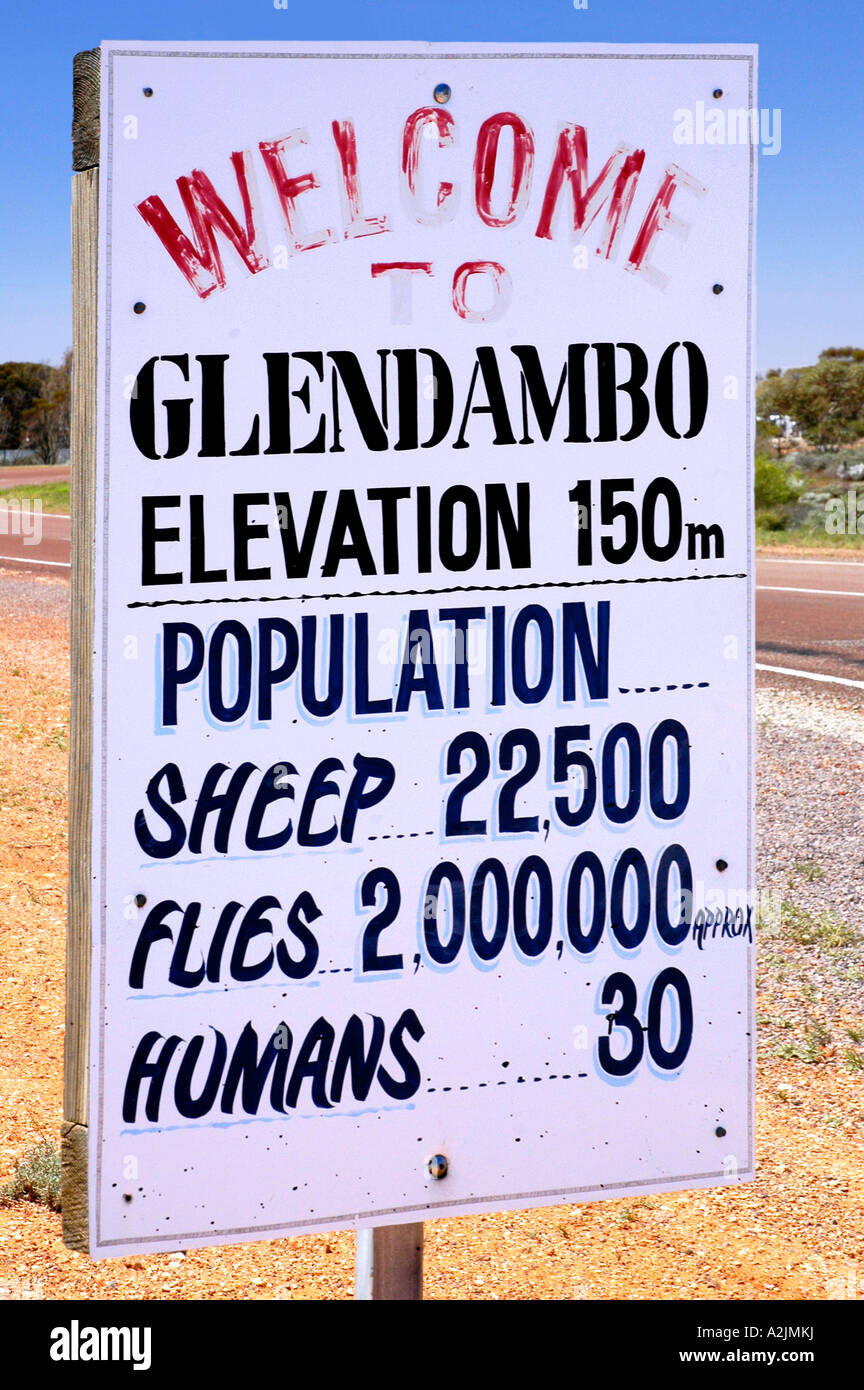 Glendambo Outback Australien Stockfoto