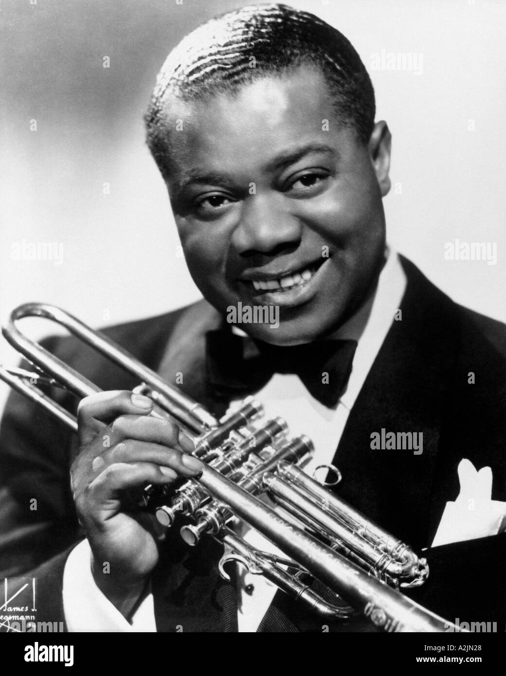 LOUIS ARMSTRONG 1901 1971 uns Jazz-Musiker Stockfoto