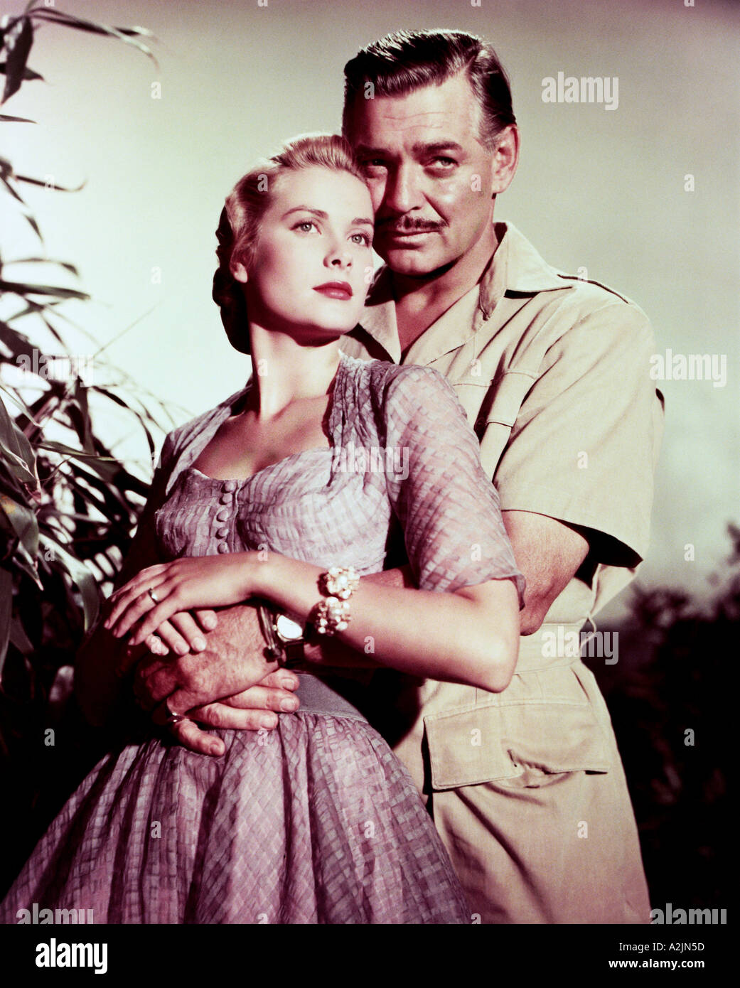 MOGAMBO 1953 MGM Film mit Grace Kelly und Clark Gable Stockfoto