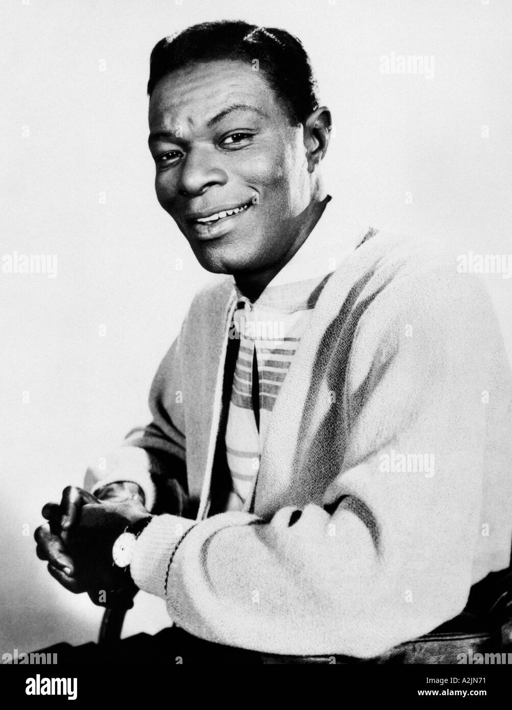 NAT KING COLE (1919-1965), US-amerikanischer Sänger über 1964 Stockfoto