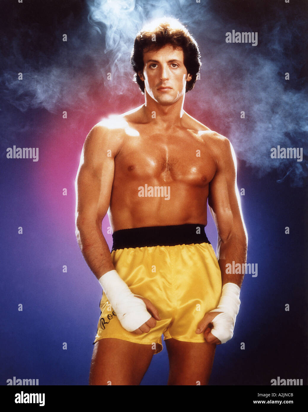 ROCKY III 1982 Film mit Sylvester Stallone als Rocky Balboa Stockfoto