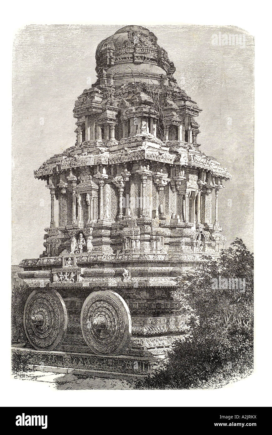 Auto Dschagannath Jagannath Tempel Herrn Universum Puri Indien hindu Hinduismus Orissa Religion Anbetung verehren Heilige St Bhubaneshwar Asien Stockfoto