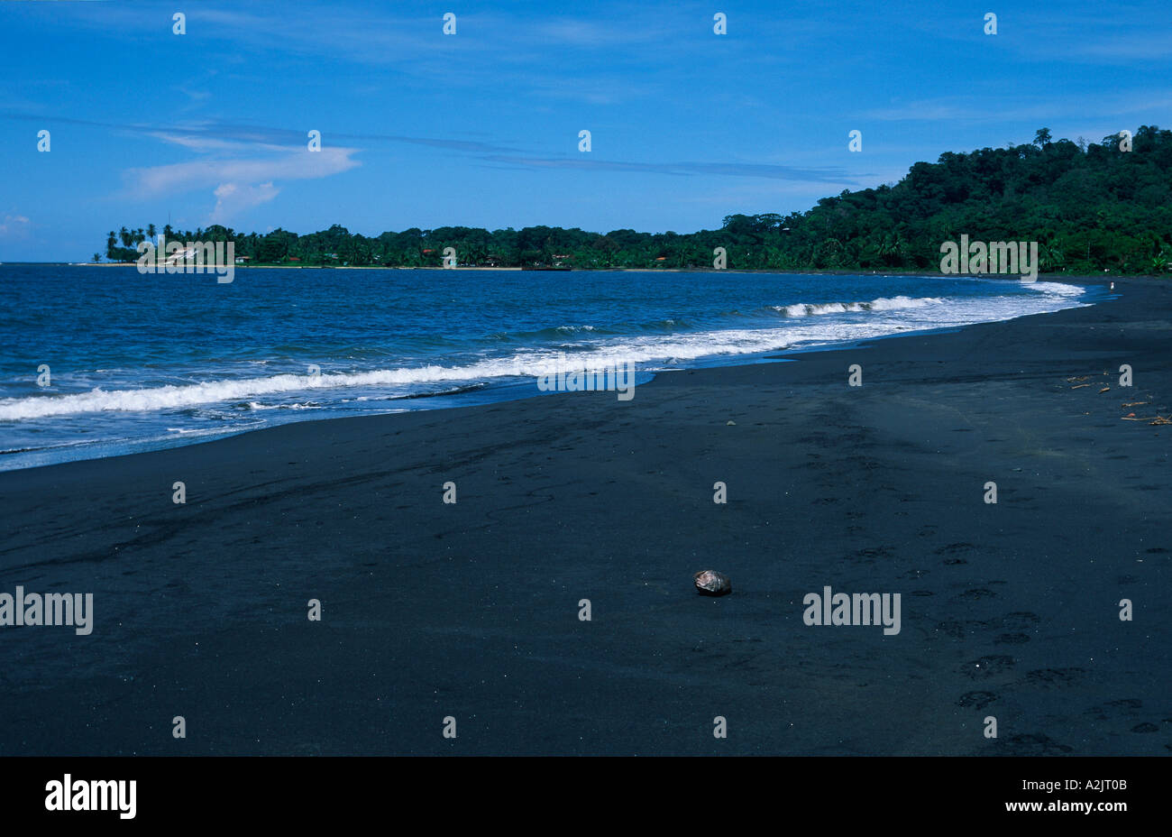 Playa Negra in Puerto Viejo Karibikküste Costa Rica Stockfoto