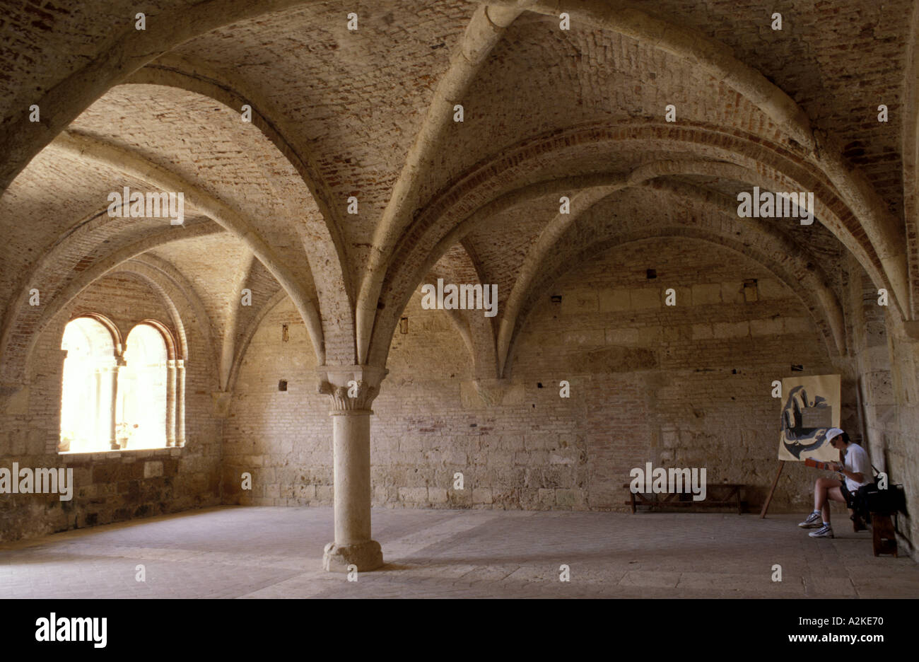 Abtei von San Galgano Stockfoto