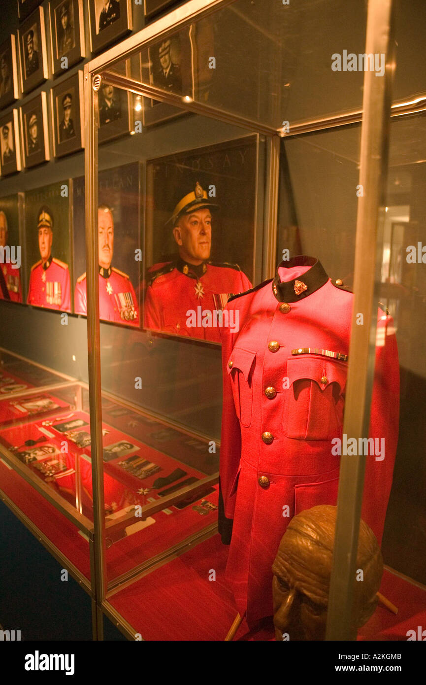 Kanada, Saskatchewan, Regina: RCMP (Royal Canadian Mounted Police) wiedergewonnenen Museum, Museum zeigt Stockfoto