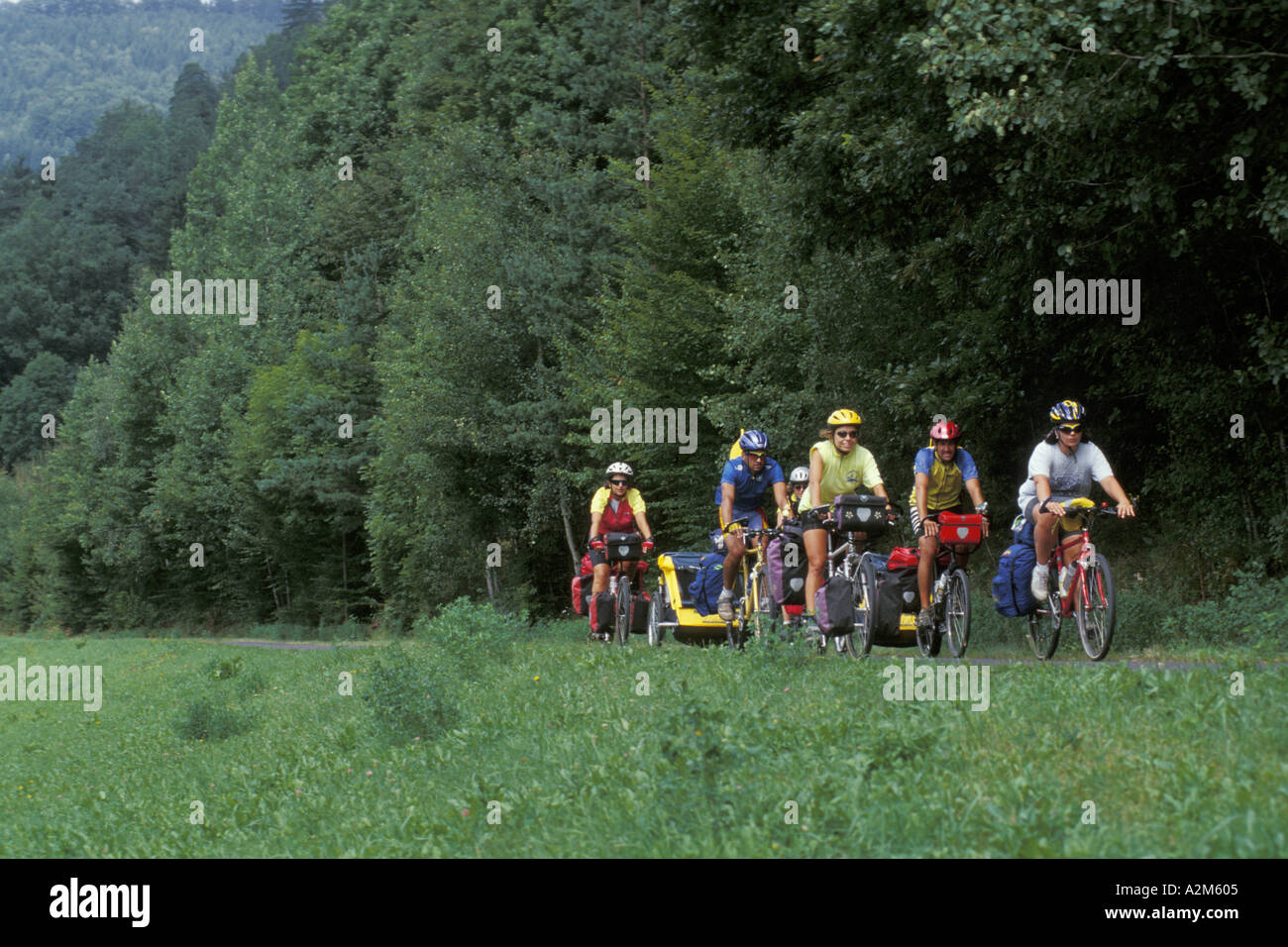 Radfahrer Stockfoto