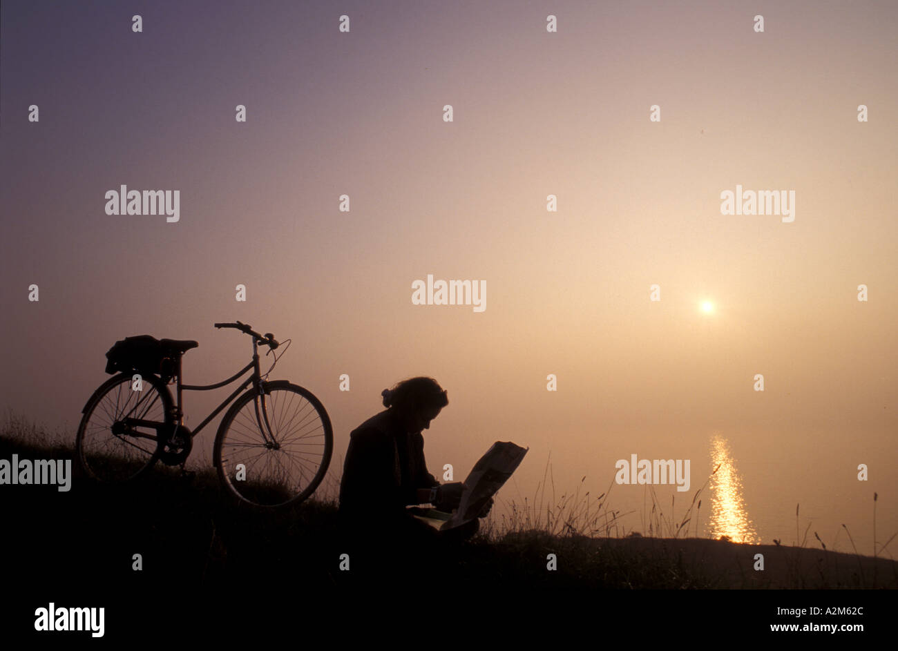 Sonnenuntergang Stockfoto