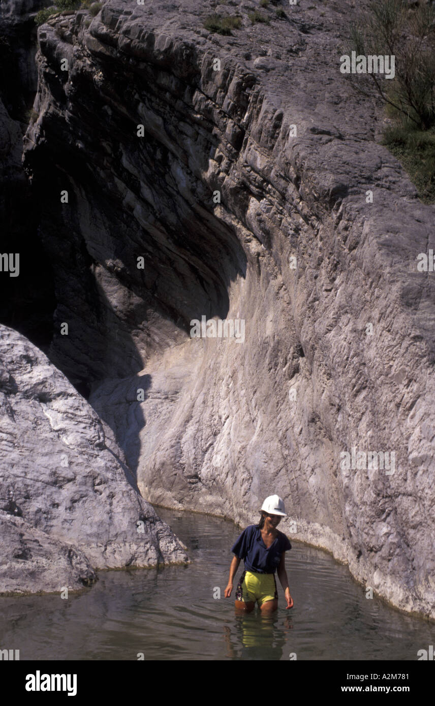 Gole del Raganello Stockfoto