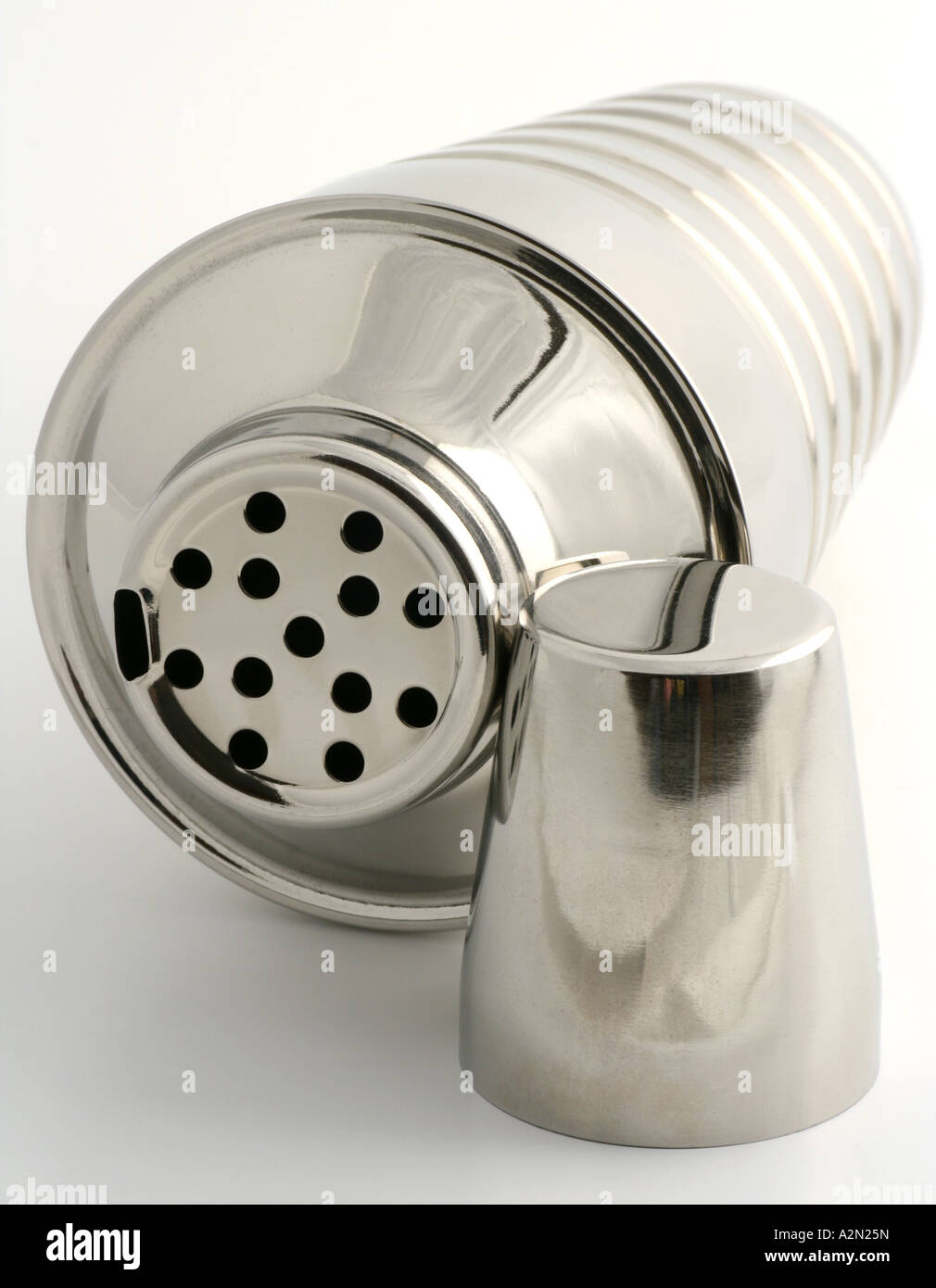 Schuster Stil cocktail-Shaker. Stockfoto