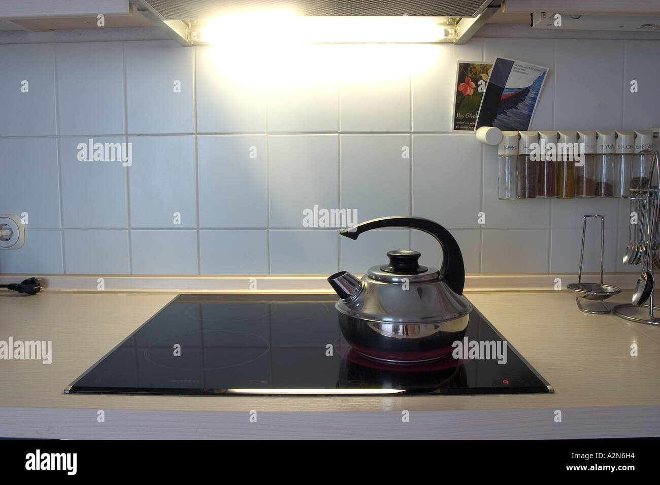 Wasserkocher Stockfoto