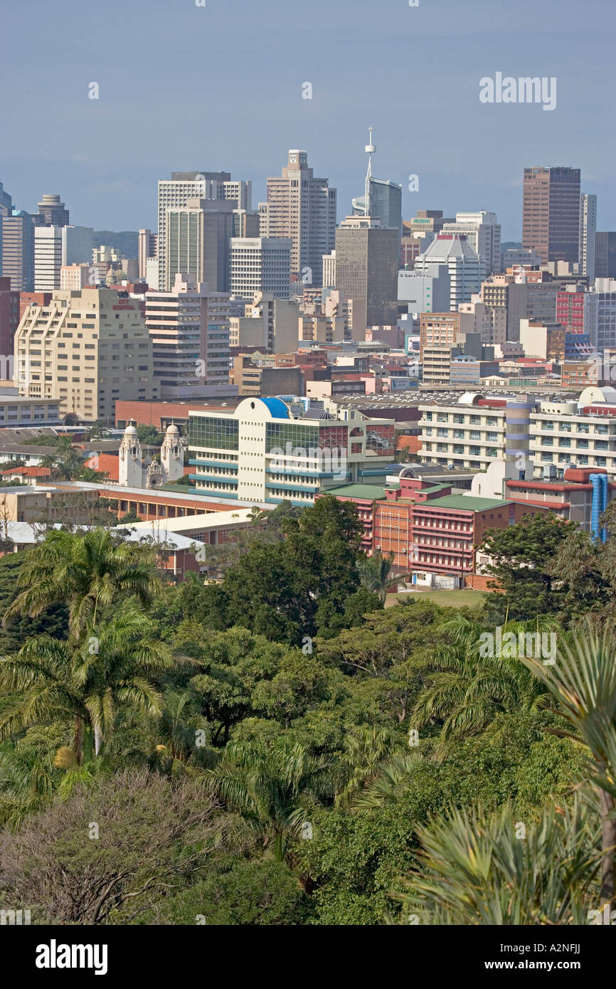 Luftaufnahme der Stadt Durban, Südafrika Stockfoto
