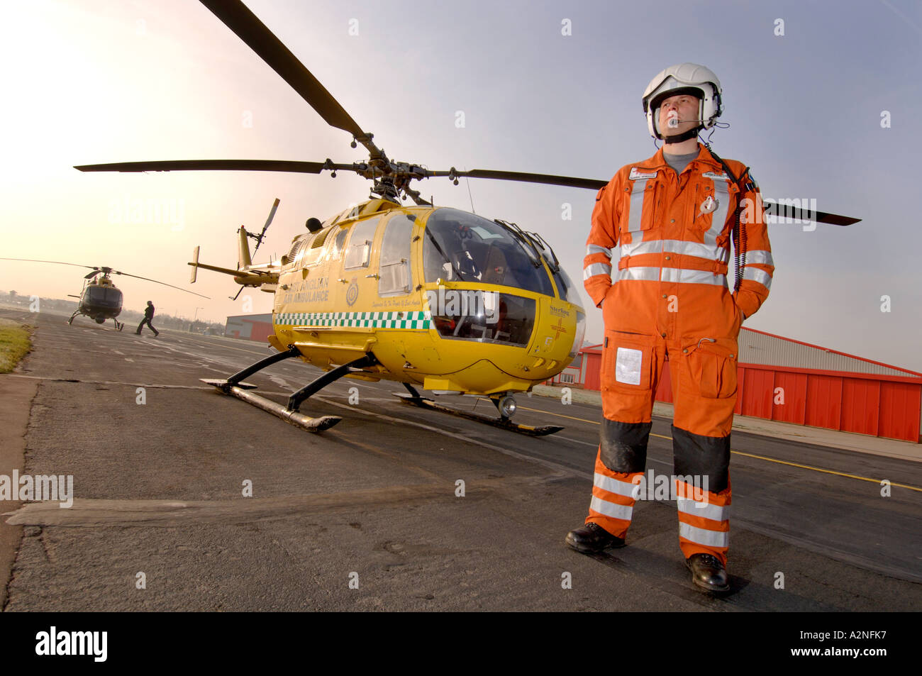 East Anglian Air Ambulance Stockfoto