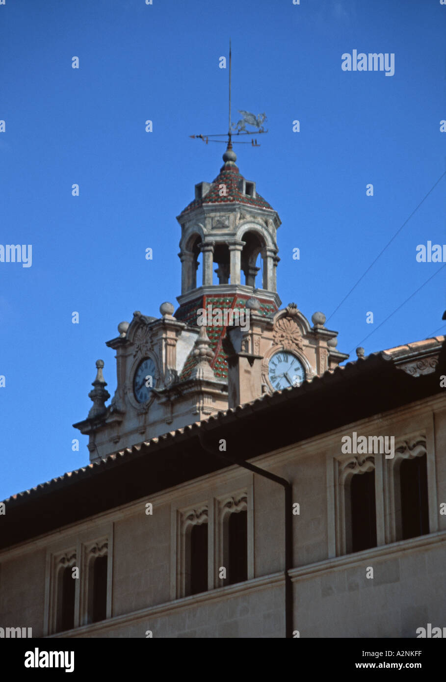 Rathaus in Alcudia Stockfoto