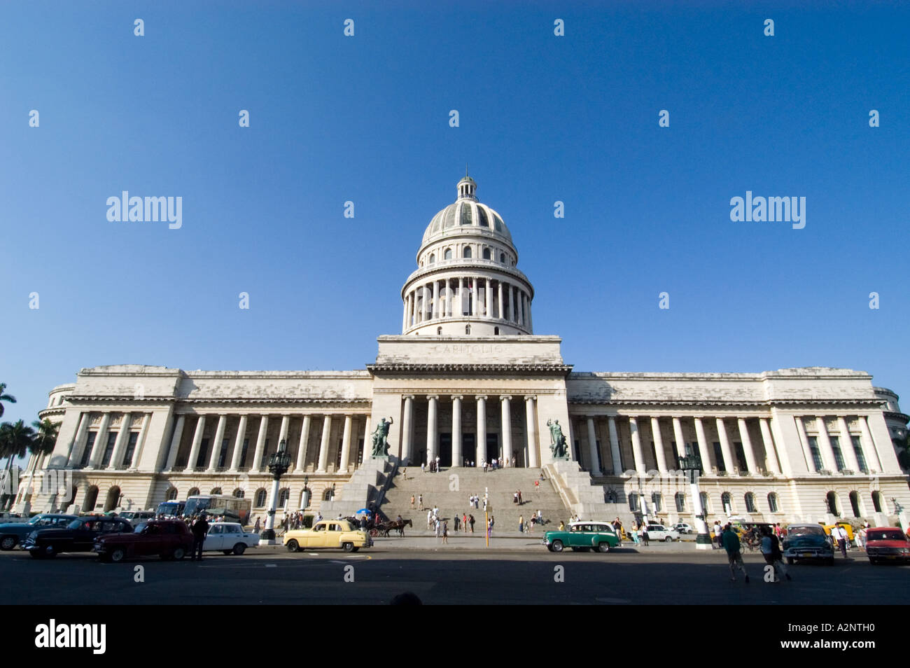 El Capitolio Havanna Kuba Stockfoto