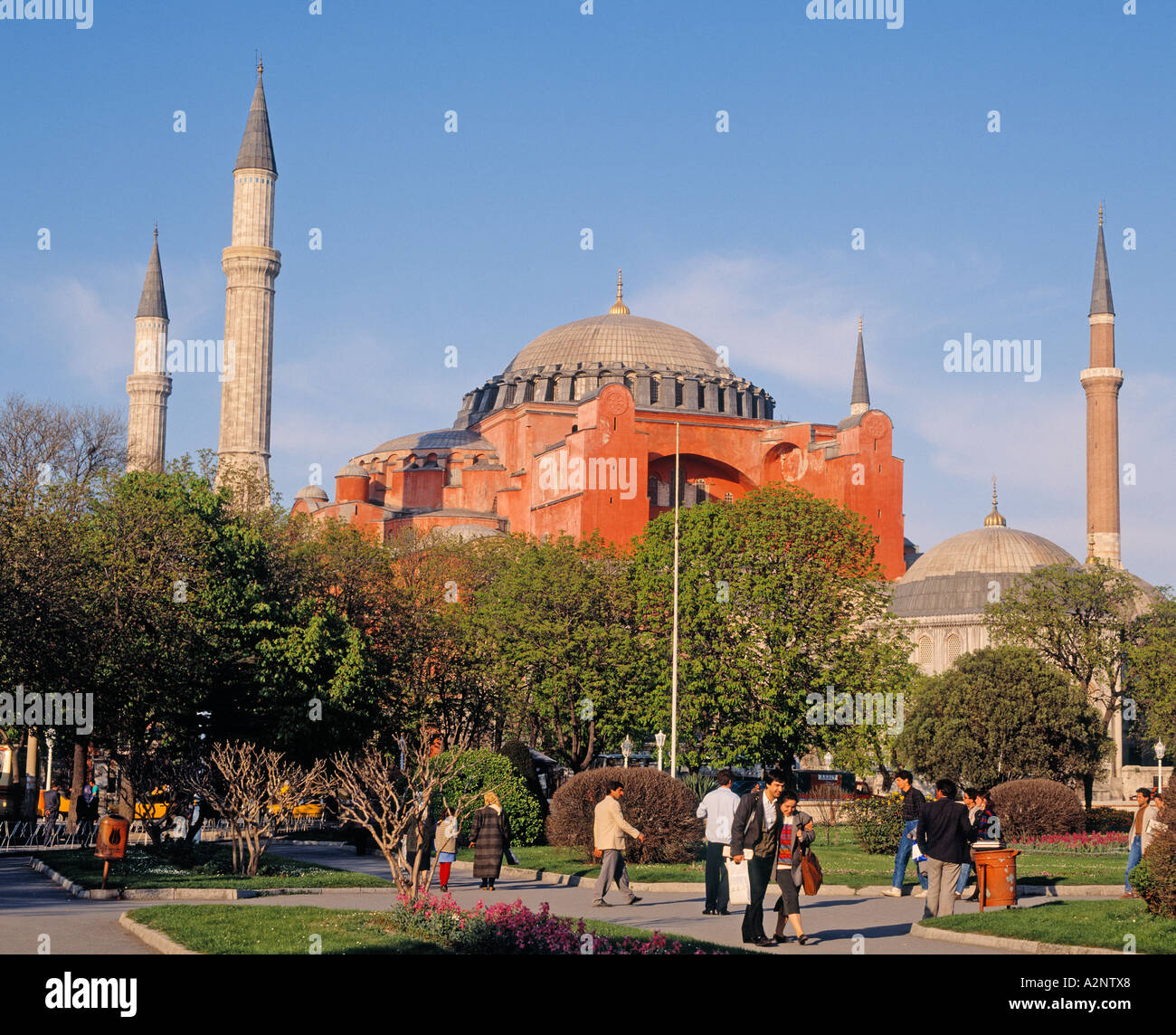 Istanbul Türkei Aya Sofya Camii oder St. Sophia Basilika Stockfoto