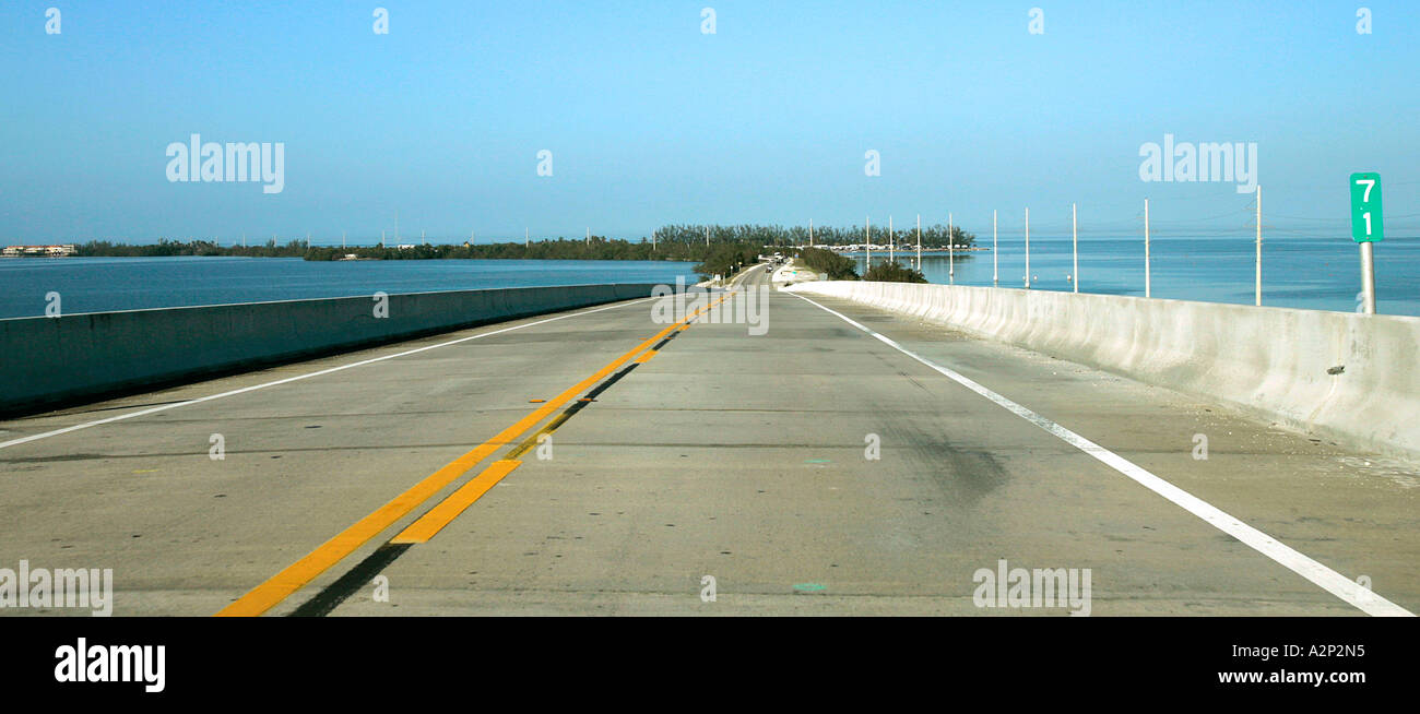unglaubliche Aussicht unendlich endlos Wasser Straße große Wasser Amerika Amerika Strand Strände Küste andere Umgebung Stockfoto