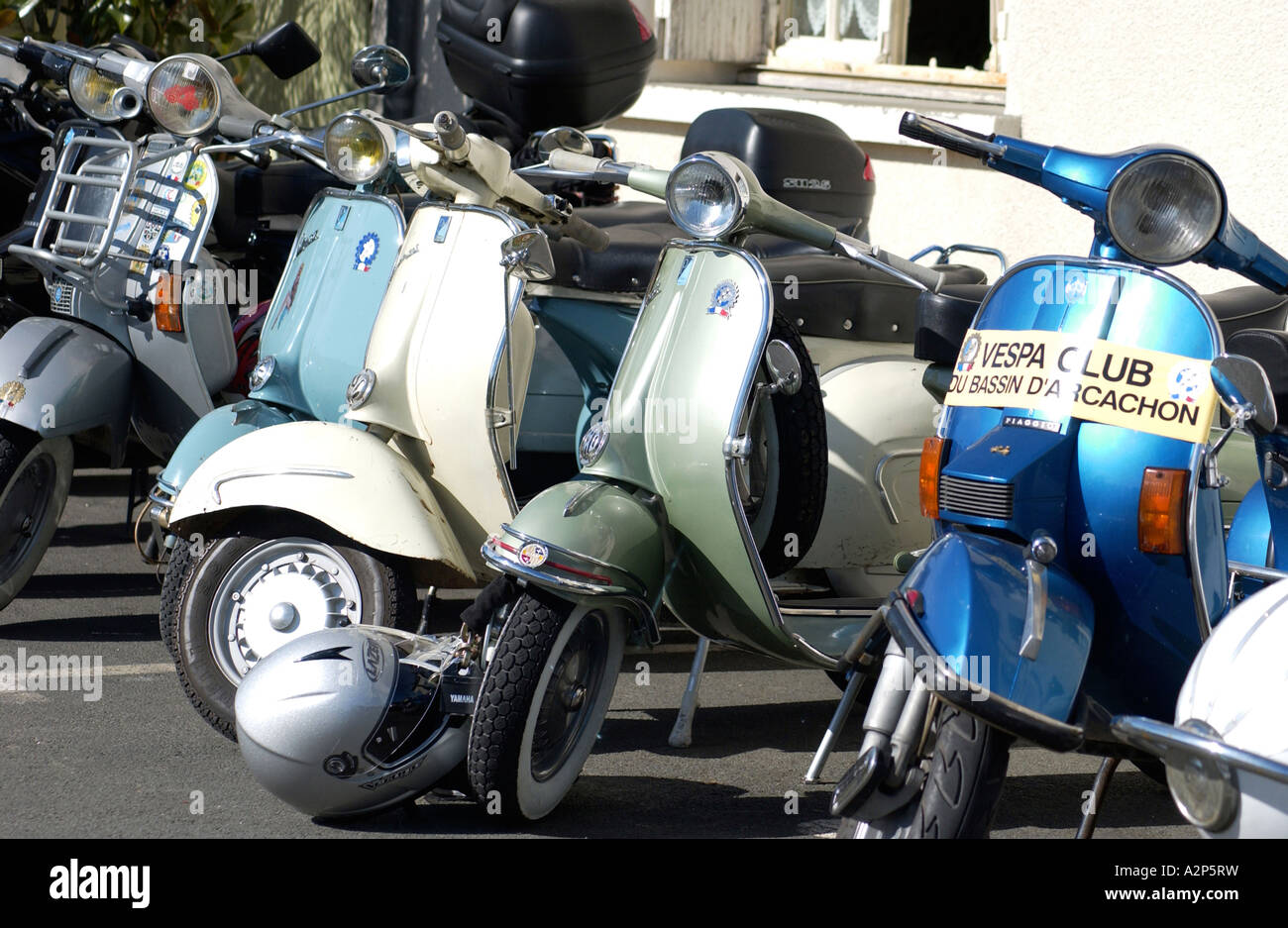 Scooter Club, Frankreich Stockfoto