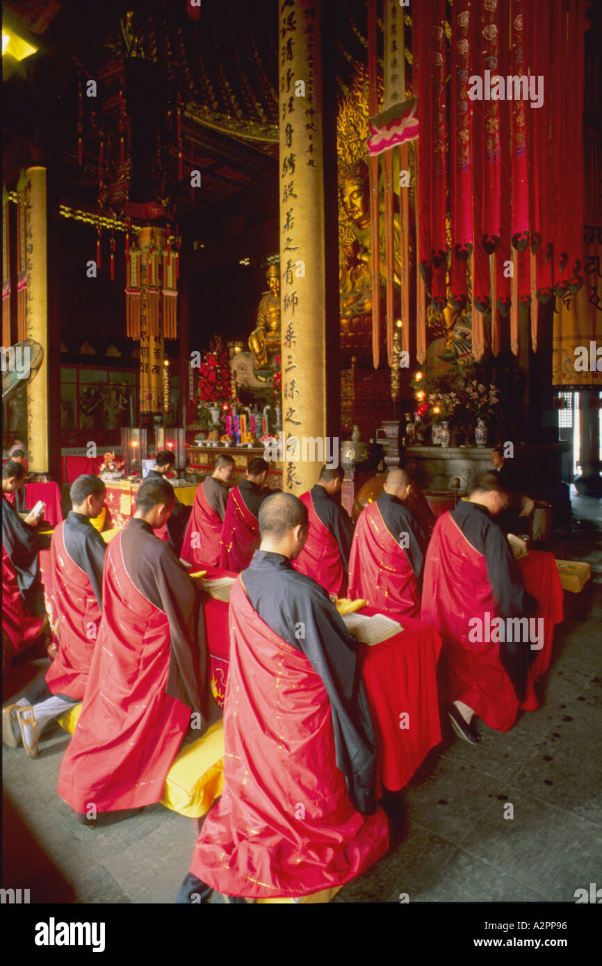 China Shanghai Longhua Tempel Stockfoto