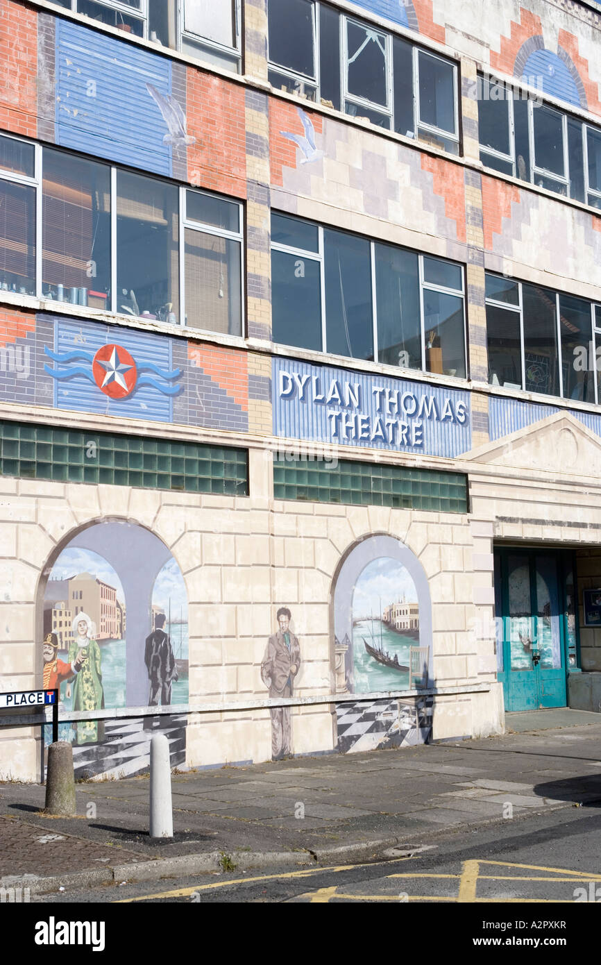 Dylan Thomas Theater Swansea Südwales Stockfoto